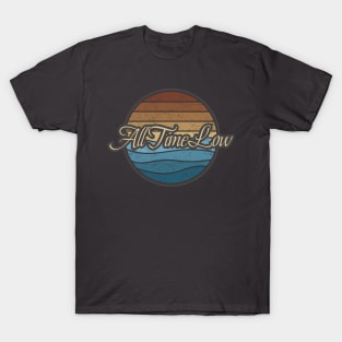 All Time Low Retro Waves T-Shirt